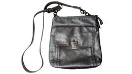 Relic Silver Satchel Hand Bag Purse Crossbody 8.5x8.5” Inner Pockets Cha... - $19.00