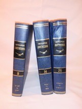 1974 Encyclopedia Americana International Edition Vol 9, 14 &amp; 26 Only Se... - £17.21 GBP