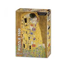 LaModaHome 1500 Piece The Kiss Art Collection Jigsaw Puzzle for Family Friend Ga - £25.99 GBP