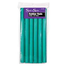 Soft N Style Rubber Rods 3/4" - Green (SNS-RRGR), 3 - 6 packs image 2