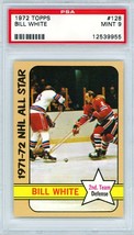 1972 Topps Bill White All-Star #128 PSA 9 P1250 - $26.73