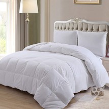 Luxurious Warmth All Season Duvet Insert with Corner Tabs - Stand Alone Bed Comf - £71.14 GBP