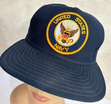 US United States Navy Vintage Made USA New Era Snapback Baseball Cap Hat - $20.84