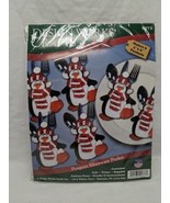 Design Works Crafts Penguin Silverware Pocket  5373 Makes 6 4&quot;x6&quot; Pocket... - $19.77 CAD