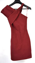 Halston Heritage Dress Burgunday Red Sleeveless Ponte Mini  2 Womens - £40.21 GBP