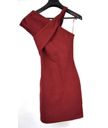 Halston Heritage Dress Burgunday Red Sleeveless Ponte Mini  2 Womens - £39.70 GBP