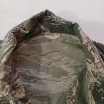Defense Logistics Agency Men's Green Camo Coat Jacket Pockets Chest Size 45" image 3