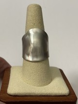Vintage Mexico Modernist Ring Domed Size 9 Adjustable - £44.12 GBP