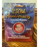 250th Anniversary of America Medallion - $4.50