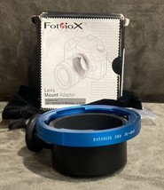 New! Fotodiox Pro Lens Mount Adapter ( PL-M4/3 PL-M 4/3 M4/3) Blue &amp; Black - £137.04 GBP
