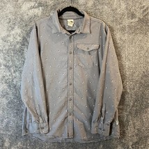 North Face Longsleeve Shirt Mens XL Grey Button Up Outdoors Hiking Mount... - $14.43