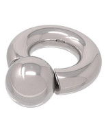 Monster Ring 10mm gauge (00g) x 19mm internal diameter, 316L stainless s... - $50.21
