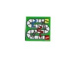 Minifigure Snakes And Ladders Classic Game Board 2X2 Piece US Seller - $4.98