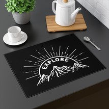 Explore Tabletop Placemat - Customizable Printed Cotton, Fade Resistant,... - $22.66