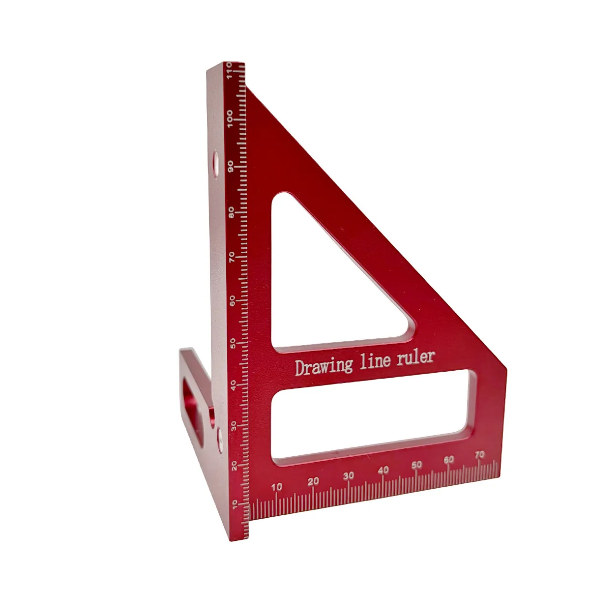 45/90 Degree Aluminum Alloy wor Square Protractor, Miter Triangle Ruler High Pre - £50.40 GBP