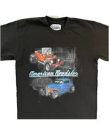 American Roadster Car Racing Black Grphic T Shirt Sz XL - $18.64 CAD