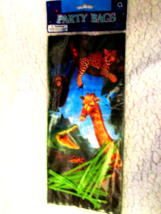 PARTY BAGS jungle theme 20 pcs 5 x 12" flat (party bx) - $3.00