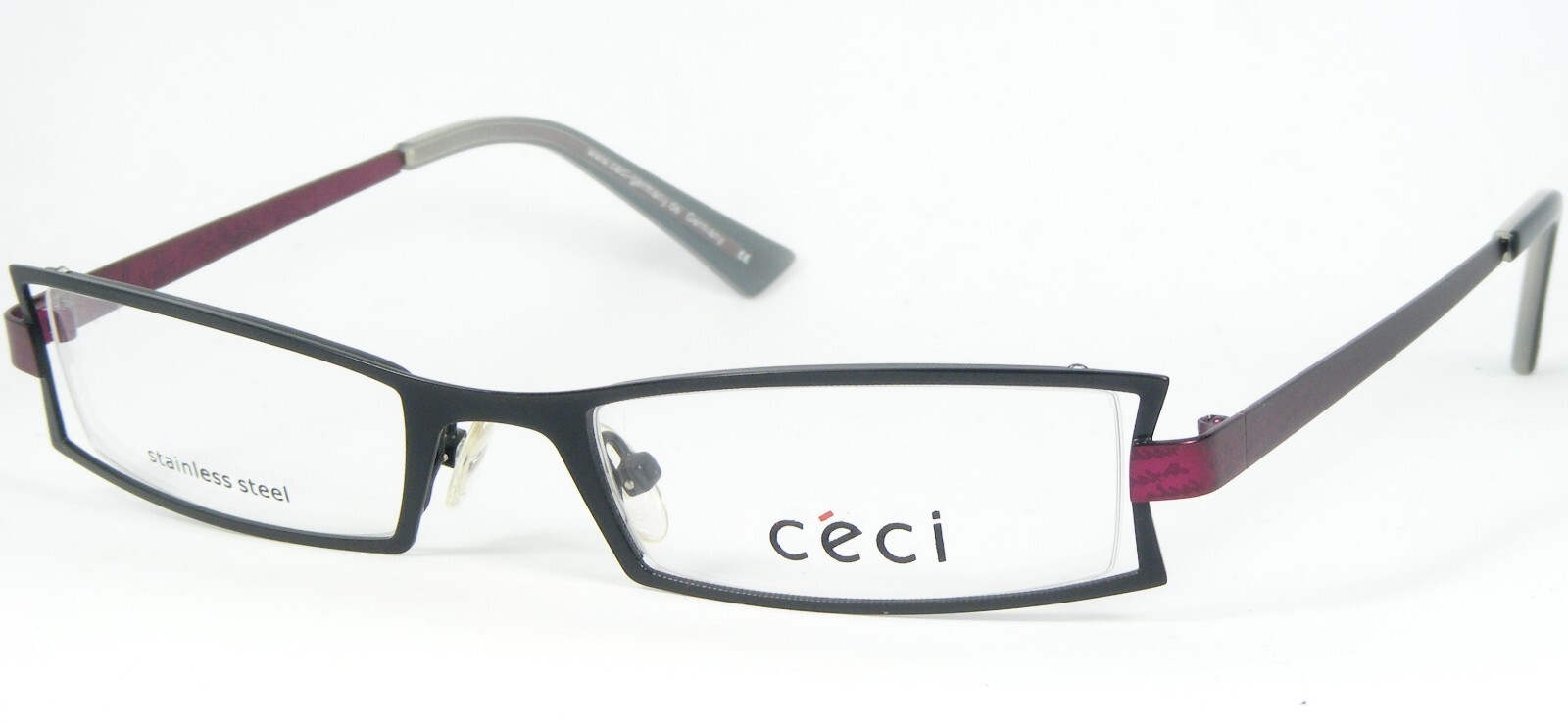 CECI 5230 Col. 390 Nero/Viola Occhiali da Sole Montatura 48-18-130mm Ger... - $65.97