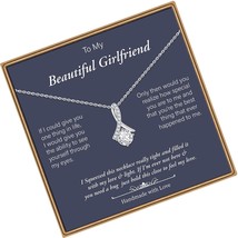 Valentines Day Gifts for Her, 14K White Gold Plated Necklace - $161.10