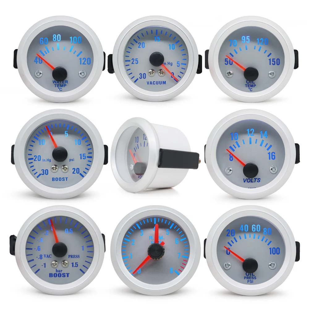 Dragon Gauge 2&quot; 52mm Led Car Boost/Water Temp/Oil Temp/Oil - £10.18 GBP+