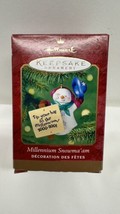 Hallmark &#39;Millennium Snowma&#39;am&#39; Dated 2000 Ornament With Box - £4.49 GBP