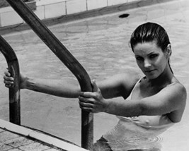 Priscilla Presley Sexy In Swimsuit In Pool 1980'S 16X20 Canvas Giclee - $69.99