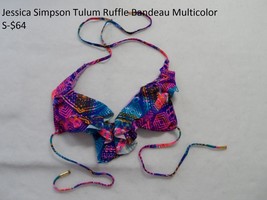 Jessica Simpson Tulum Ruffle Bandeau Multicolor S-$64 - £10.31 GBP