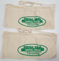 M) Lot of 2 Promotional Advertisement Canvas Tool Nail Construction Pouc... - $9.89
