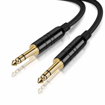 1/4&quot; To 1/4&quot; 6.35Mm Balanced Stereo Audio Cable For Studio Monitors,, Pack 6Ft]. - £24.74 GBP