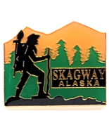 Skagway Alaska Hiker Mountain Scene Forest Backpacker Wilderness Travel ... - $17.98 CAD
