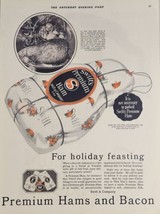 1925 Print Ad Swift&#39;s Premium Ham for Holiday Feasting Chicago,Illinois - £16.80 GBP