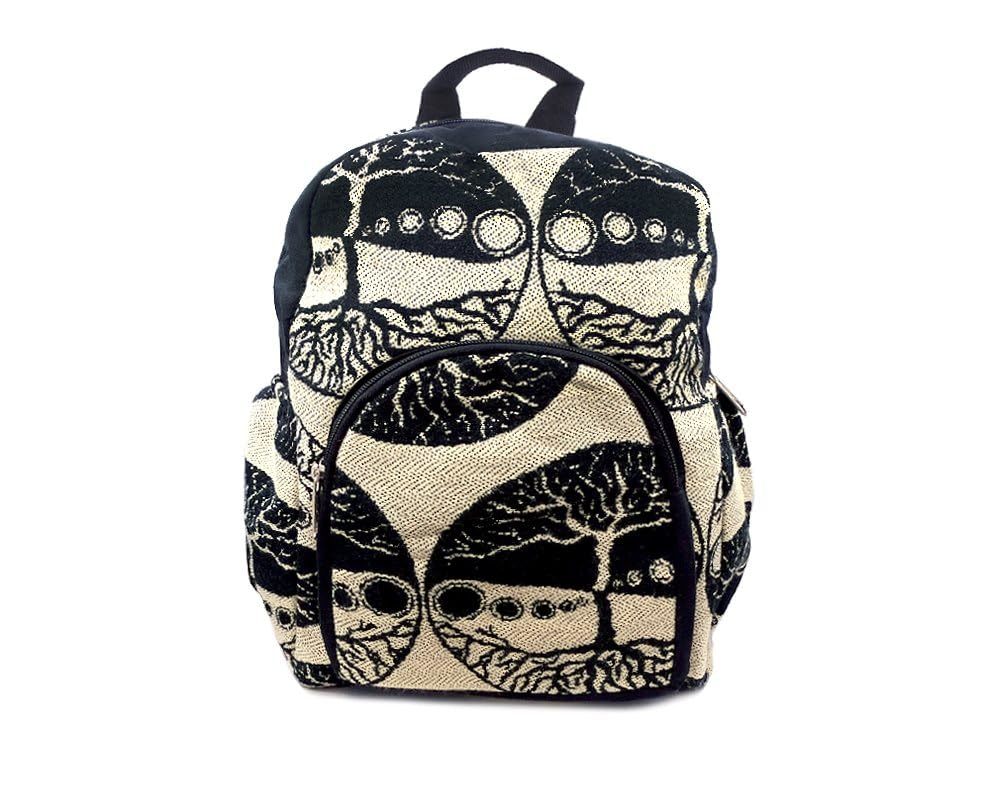 Mia Jewel Shop Tree of Life Small Backpack Nature Print Pattern Adjustab... - $29.69