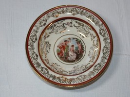 N 22 K Gold Trim La Petite China 1 sauce/dessert bowl 5 3/8&quot; Victorian A... - $12.86