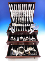 Madam Jumel by Whiting Sterling Silver Flatware Set 12 Service 190 pcs Dinner - £10,681.40 GBP