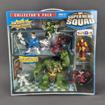 Marvel Super Hero Squad Collector&#39;s Pack Emma Frost Falcon Hulk Mr. Fantastic - £57.49 GBP