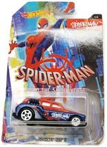 Blue Hot Wheels Spiderman Into The Spiderverse Cockney Cab II 1/6  - £13.12 GBP