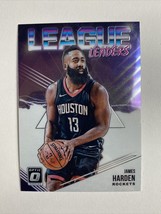 James Harden 2018-19 Panini Donruss League Leaders Card #1 Houston Rockets - £1.35 GBP