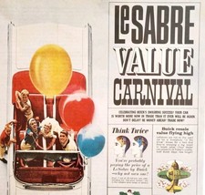 1963 Buick LeSabre Value Carnival Advertisement Automobilia Trade In Ad ... - $29.99