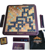Scrabble 50th Anniversary Edition Crossword Game  Collector 1998 Turntab... - $49.47