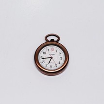 Wrangler Pocket Watch - Vintage Unisex Copper Toned Bezel With White Face - £19.24 GBP