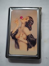 Art Deco Weed Cig Case With Built in Butane Lighter - $37.95
