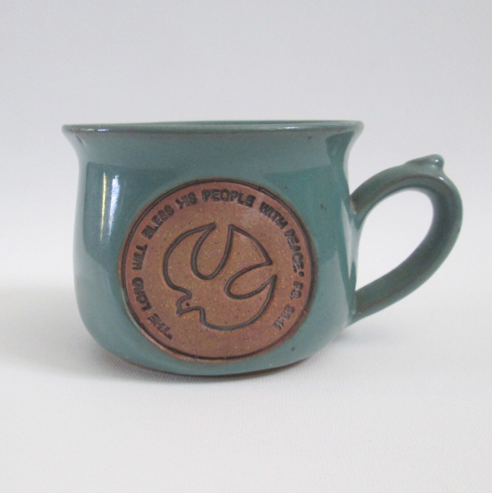 Primary image for Down To Earth Stoneware Mug Psalm 29.11 Lord Will Bless His People With Peace