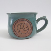 Down To Earth Stoneware Mug Psalm 29.11 Lord Will Bless His People With Peace - £19.42 GBP