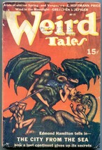 Weird Tales Pulp May 1940- Virgil Finlay-Hannes Bok- Clark Ashton Smith VG- - $119.80