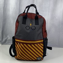 Loungefly X Harry Potter Gryffindor Glasses Nylon Backpack School Bag - £34.45 GBP
