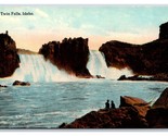 View of Falls Twin Falls Idaho ID UNP DB Postcard P20 - $3.51