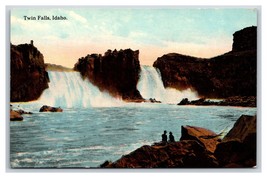View of Falls Twin Falls Idaho ID UNP DB Postcard P20 - £2.80 GBP