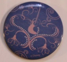 Disney Floral Pinback Button Purple J3 - $4.94