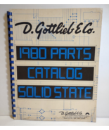Gottlieb 1980 Pinball Machine Parts Catalog + Price List For Electronic ... - £50.88 GBP