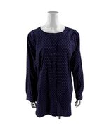 Duluth Trading Tunic Top Womens Sz XXL Navy Blue Pineapple Print Button ... - €34,23 EUR